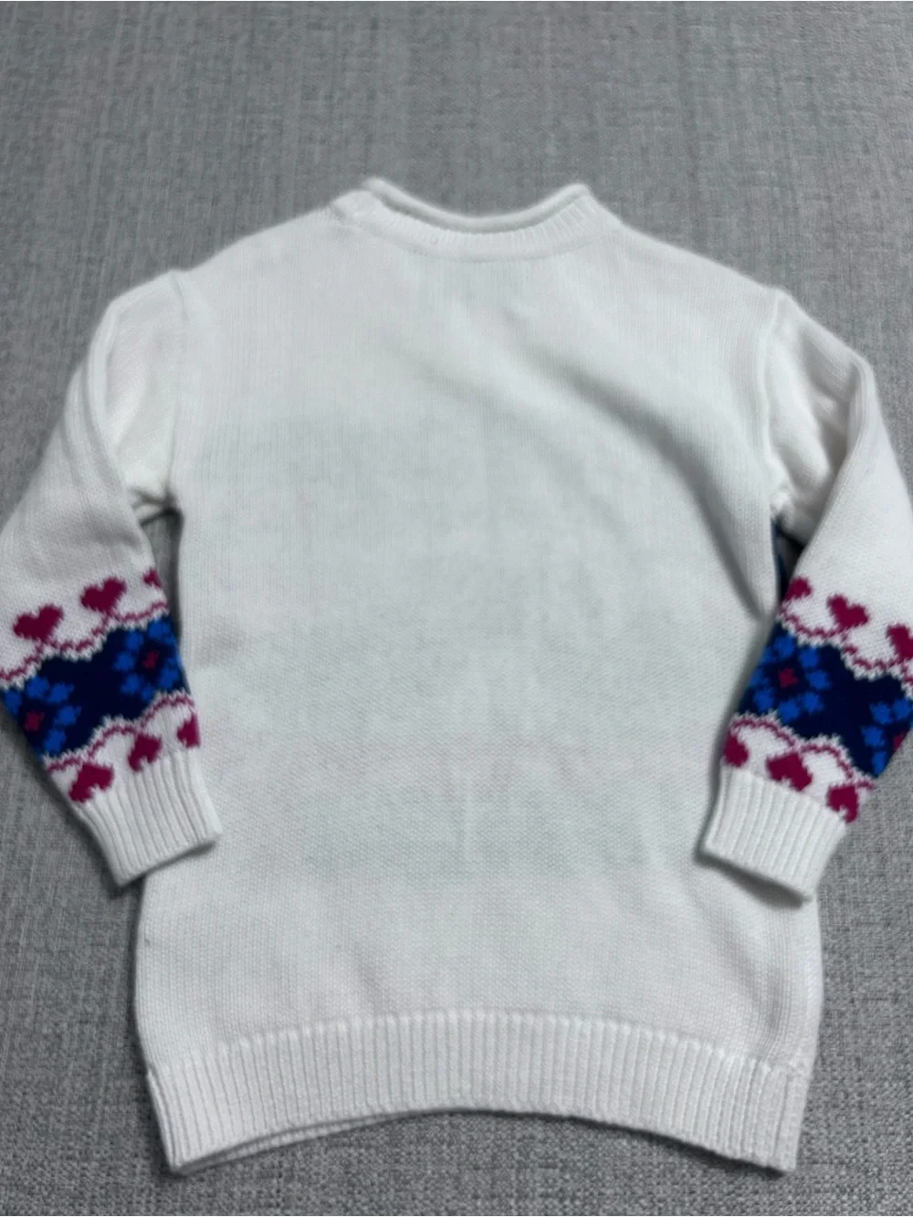 Old Navy White Knit Sweater with Navy Fisherman Style NWT Size 4T